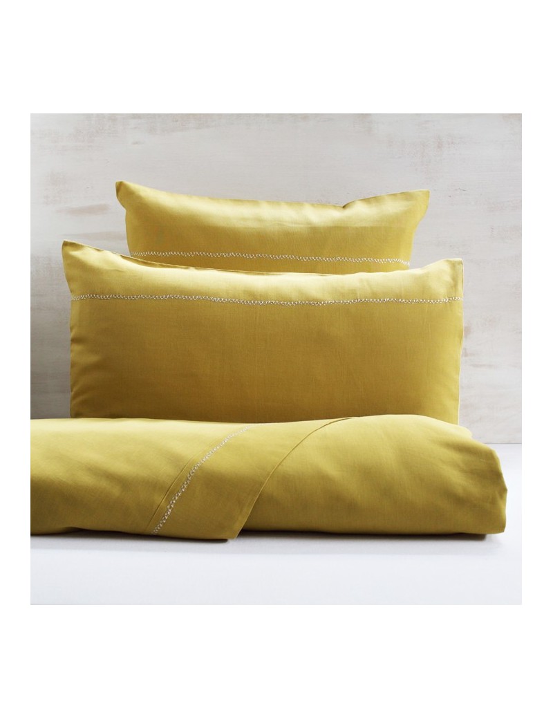 housse de couette jaune gold CROSS STITCH housse de couette jaune gold CROSS STITCH