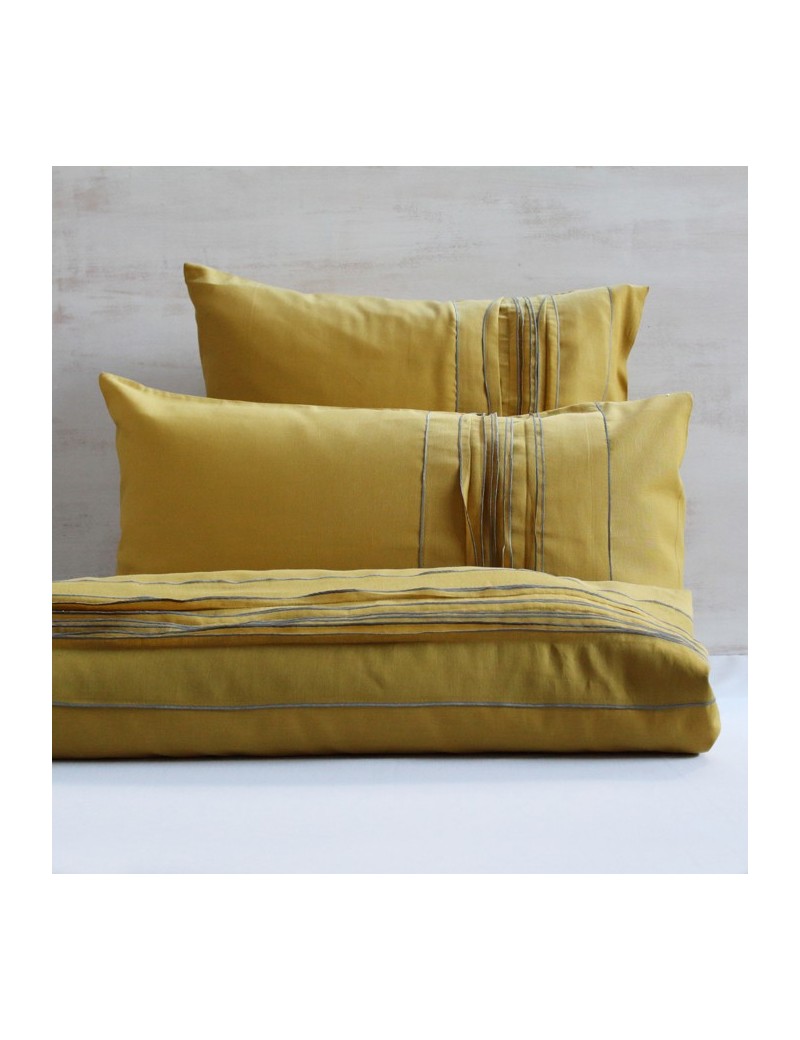 housse de couette jaune gold MARE housse de couette jaune gold MARE