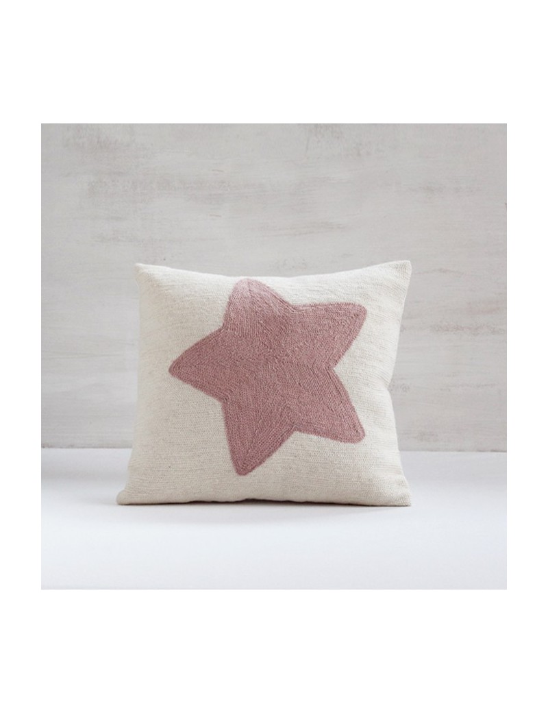 Housse de coussin ETOILE rose Housse de coussin ETOILE rose