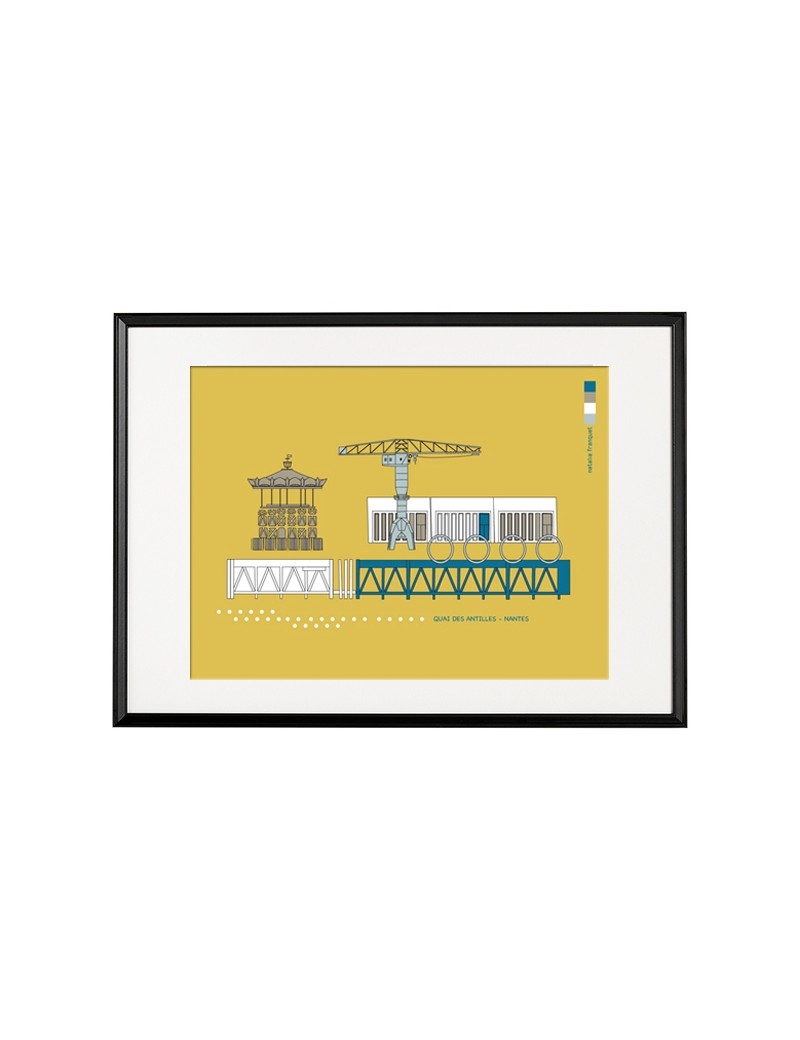 Affiche Quai des Antilles, Nantes Affiche Quai des Antilles, Nantes